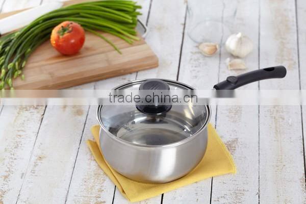 Top sale bakelite handle stainless steel milk pot