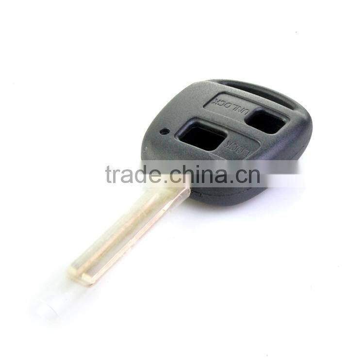 High Quality original car flip key case shell car alarm remote control shell for Lexus 2 button