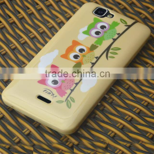 high quality print soft silicon tpu Case for Wiko Rainbow 4G