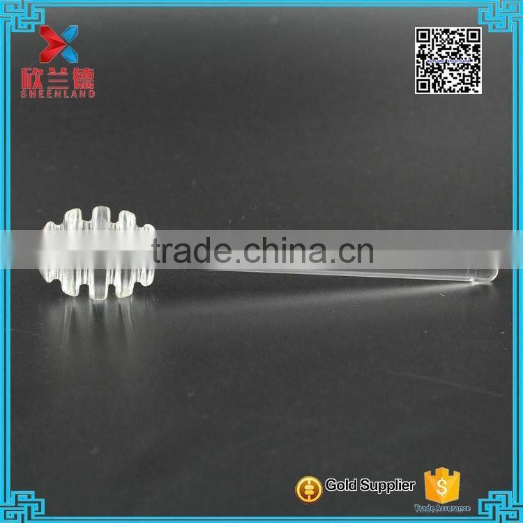 New style fashion 15.4cm glass honey stick