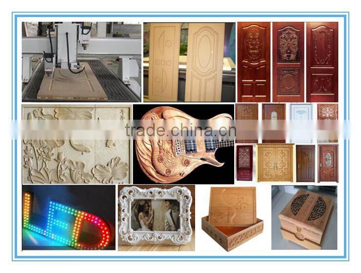 Pneumatic tool change double head CNC wood router for sale QL-1325