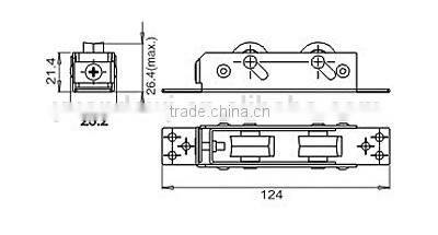 Window Hardware,Nylon Wheel,Window Pulley
