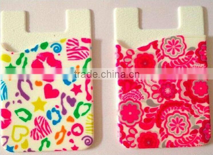 Stylish Silicone Card Case for Smart Phone