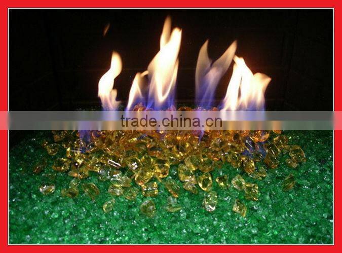 Hi Chipper 1/4 Inch Black Reflective Fire Glass