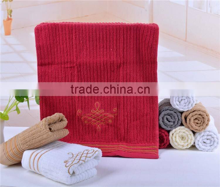 Southeast asia High grade 100% cotton jacquard terry grey tea towels with embroidery