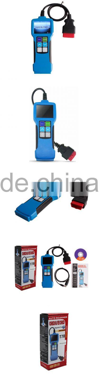 100% original Highen Diagnostic Scan Tool T70 auto code reader scanner Multi-language