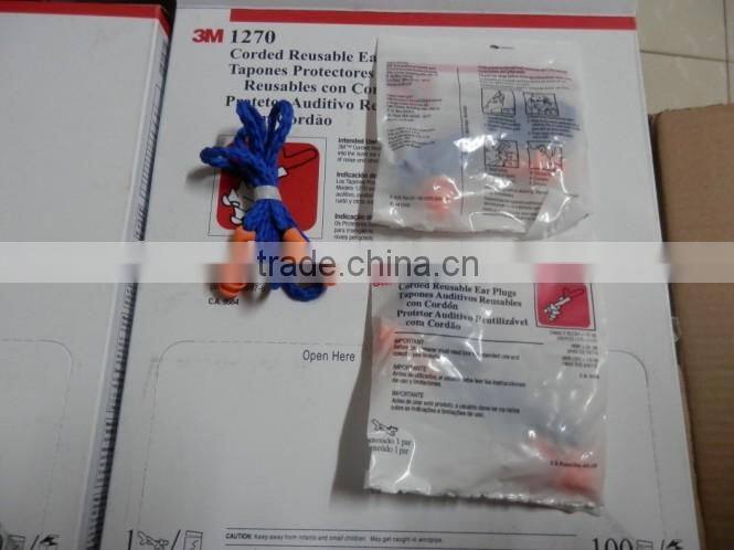 3m Reusable Earplugs 1270 , swimming ear plugs , ear protection soundproof silicon earplug