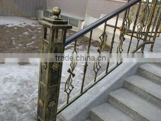 Top-selling welded cast iron handrail for stairs