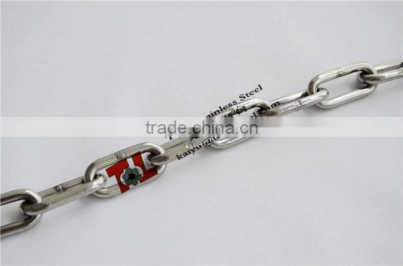304 316 Stainless Steel Japanese Standard Link Chain with diameter 14mm