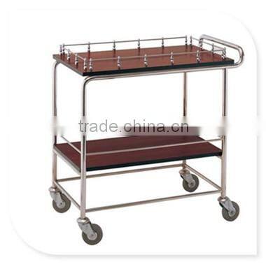 steel& wooden structure service liquor trolley for hotel air restaurant Hotel Advanced
