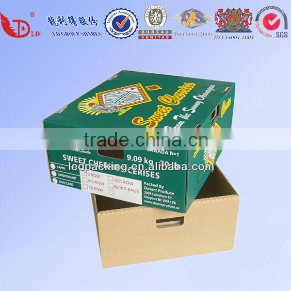 Cheap High Quality Custom corrugated fruit packaging boxes