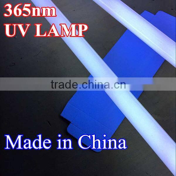 curing uv light ultraviolet lamp to bake loca glue F30T8 G13 365nm tube