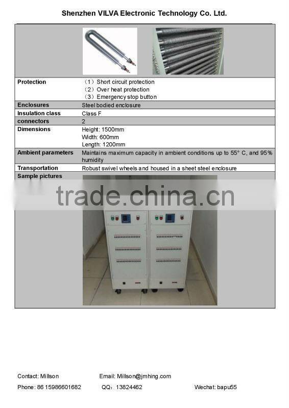 1000VDC 600kW multiple voltages DC load bank