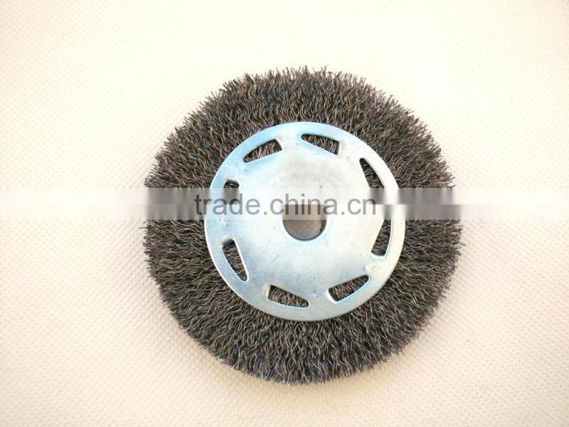 single section wheel brushes, diameter 100mm or 4"