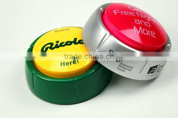 Voice recordable button/recordable easy button for DIY funny gifts