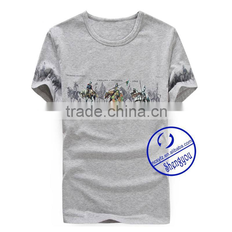 custom 2015 fashion design man print t-shirt wholesale china