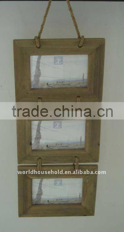 antique and exquisite hanging wooden photo frame