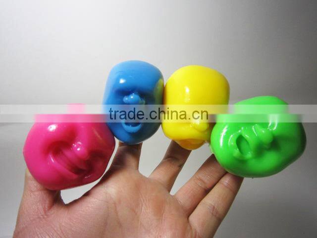 Sticky toys mood face toys soft stress ball