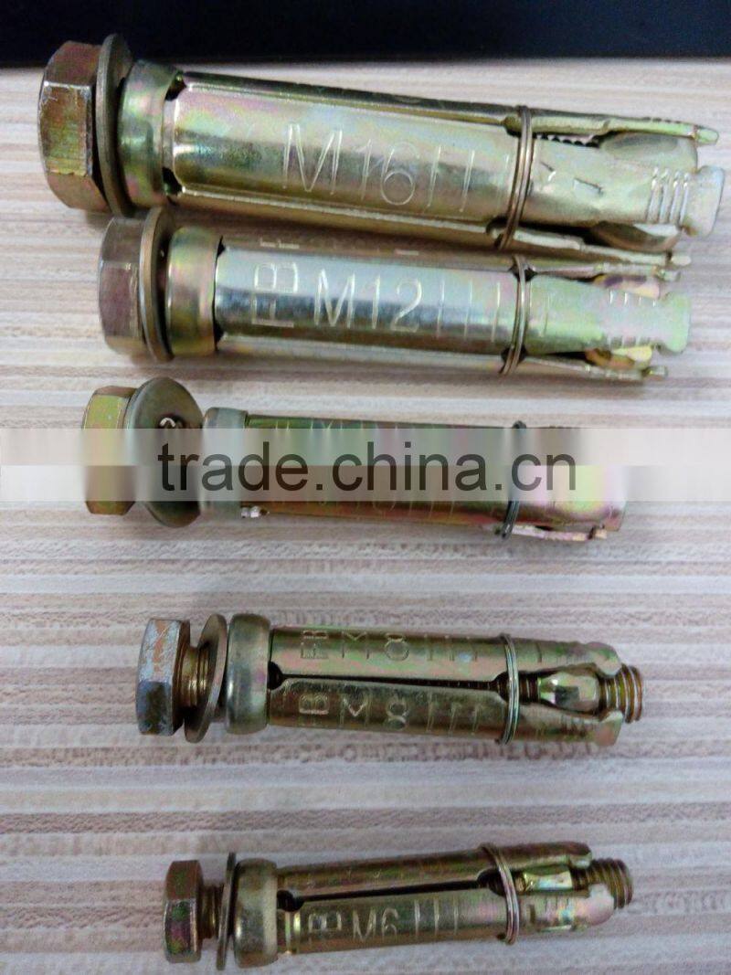 Hebei Saite Fasteners, Anchor Factory manufacture Price , Wedge anchor, Drop in anchor, Sleeve anchor, Eye&Hook anchor. M8x70