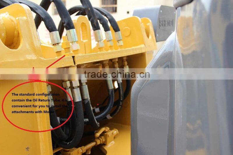 Wolf 1.6t agricultural tires loader Xinchai 498 Euro 3 engine loader compact loader