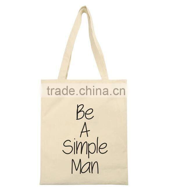 cotton shopping bag carry bag with logo ptinted