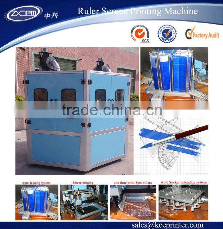 Ruler silk printer machine