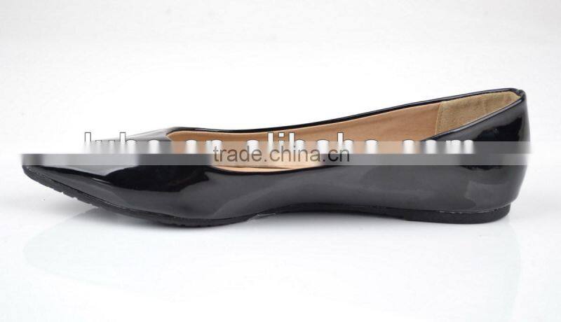 Genuine leather classic 2015 latest flat shoes for women