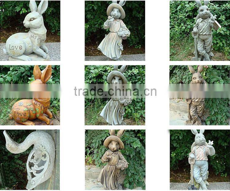 Animal ornaments garden owl sculpture for sale