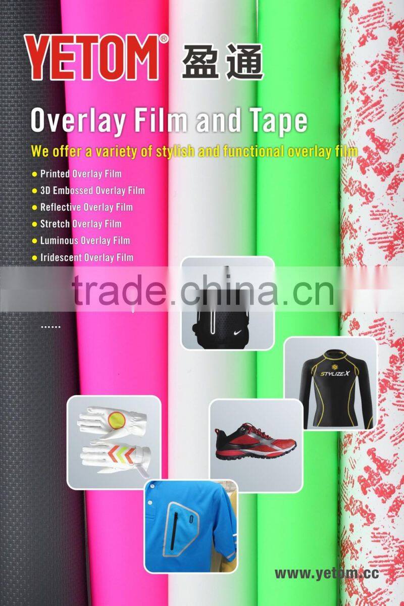 overlay film for hiking shoes