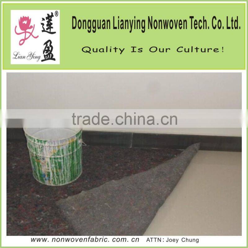 Recycled painting felt for protecting the floor