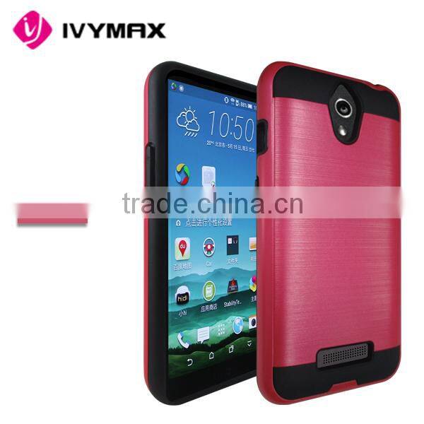 Mars Slim Armor Shockproof Hybrid Bumper Dual Layer Case Cover for zte z820 Obsidian