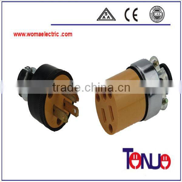 South American female & male socket