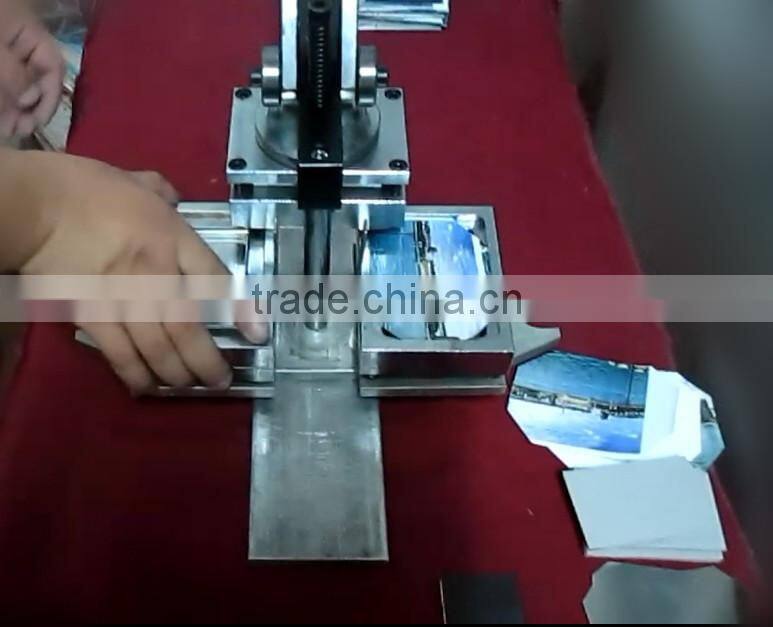 115*40mm metal rectangle Fridge Magnet Making Machine