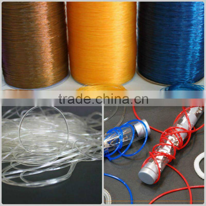 Shanghai QG transparent 5mm TPU elastic cord glasses cord