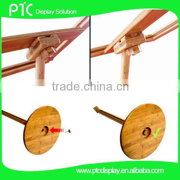 Bamboo sign board