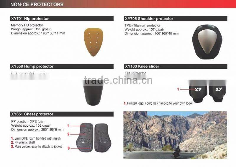 Light insert XPE shoulder pad