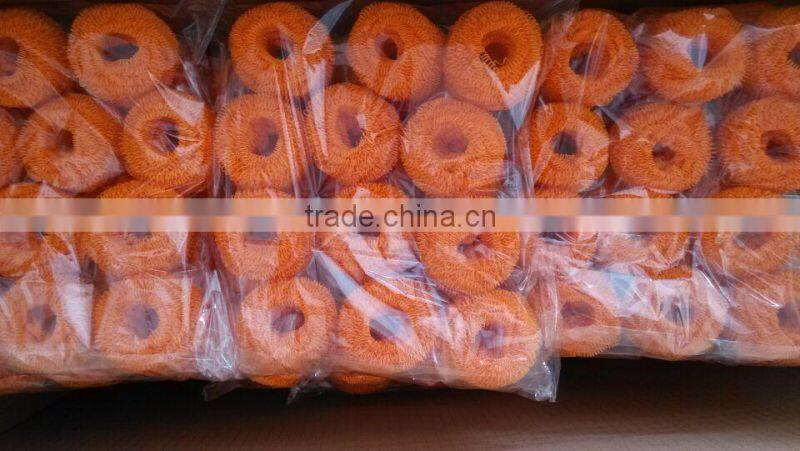 Muti-purpose new product Polyester fiber scourer Household cleaning item