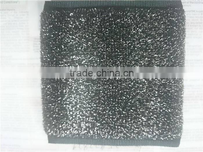 Stainless steel cloth for kitchen sponge scourer producing