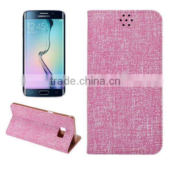 Wholesale Bling Leather Case With Card Slot For Samsung Galaxy S6 Edge