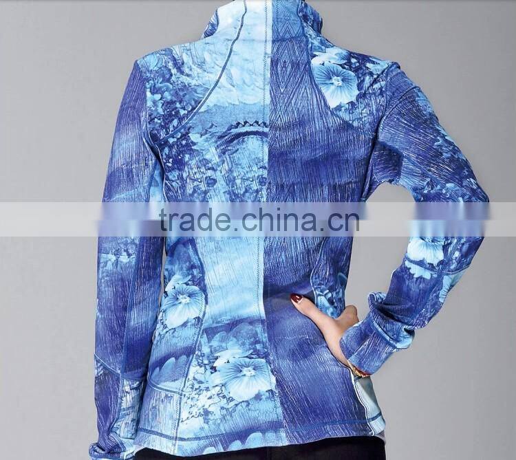Fashion cheap windprrof outdoor sports wear polyester spandex jacket