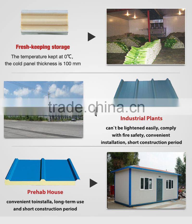 Multi-Function Fire Resistant Building Material Rockwool Sandwich Panel