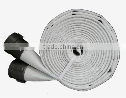 white canvas coated Synthetic Rubber Hose