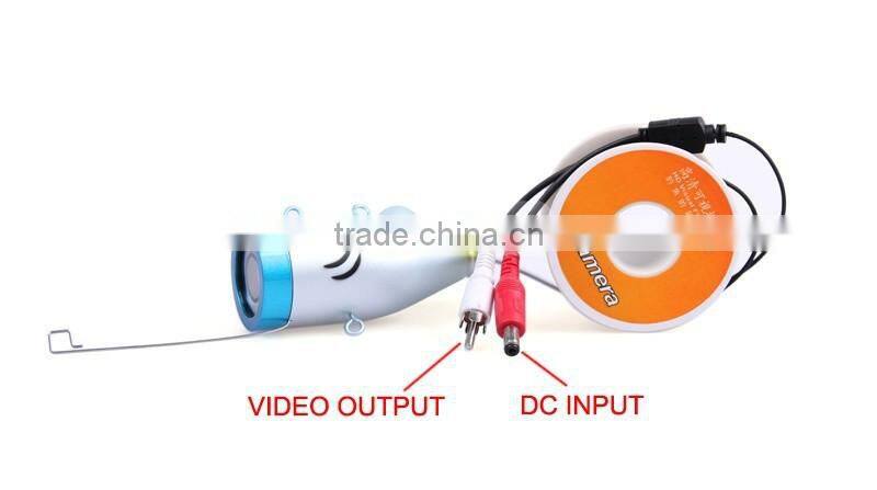 2015 New 800TVL 12 White Brignt Light 7" TFT Color LCD Underwater Fishing Camera Fish Finder Video Camera Aluminum Case