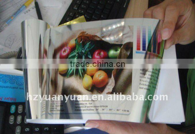 Glossy Silver PET Film , rigid pet film