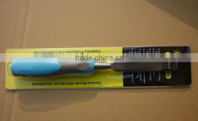 woodworking carving chisel European Type Chisel with 2 Color Plastic Handle