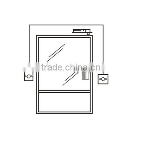 Special design Stainless steel electric exit switch ( button) ES317 NONC