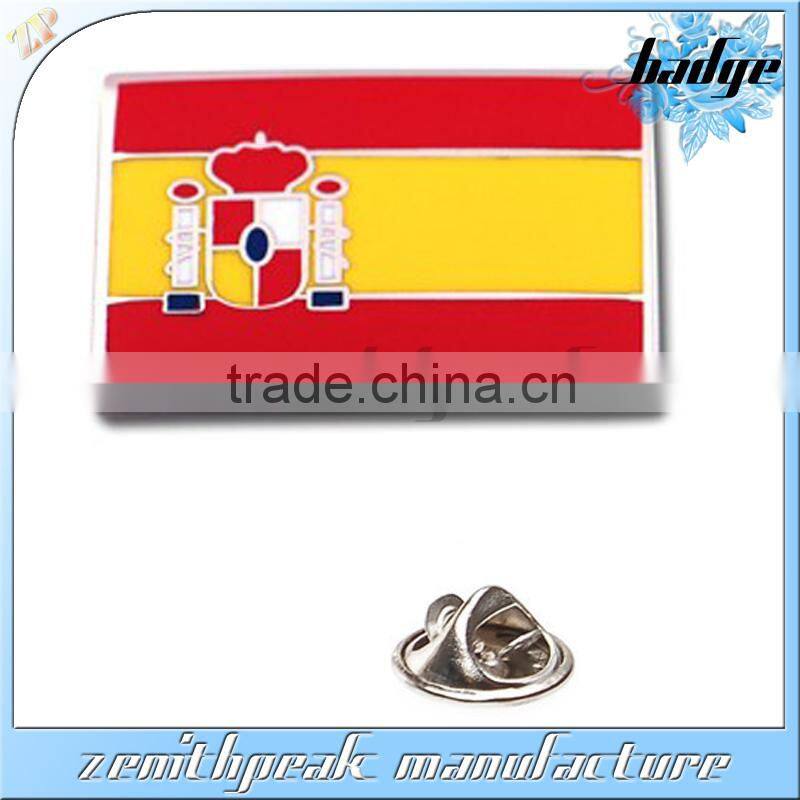 New products metal square name lapel pin/silver name pins/cheaper name lapel pin badge