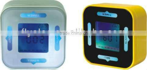 4 Side LCD Clock