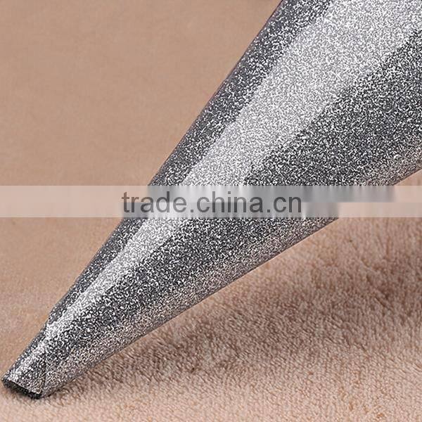 Shining chucky glitter material for handbag and fashion shoes upper usage