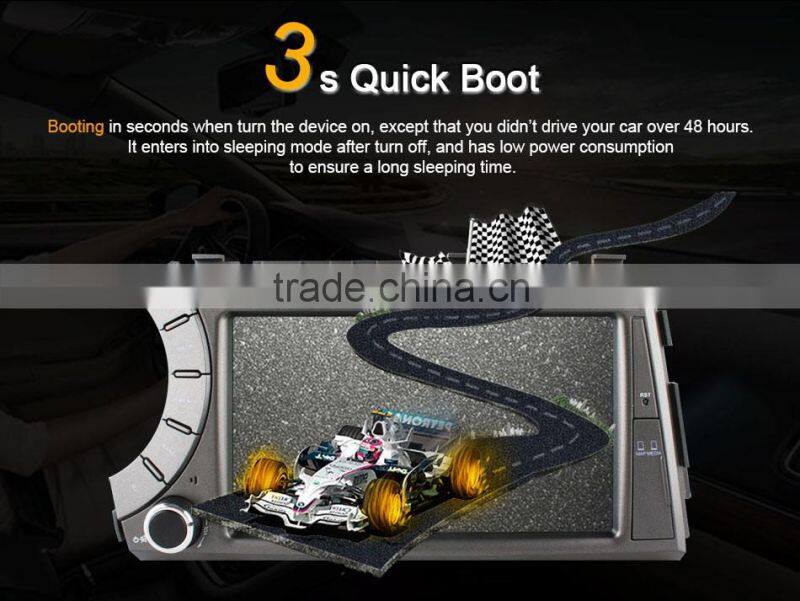 7 inch quad core android 4.4 car navi gps for Kyron with Radio bluetooth +16G ROM